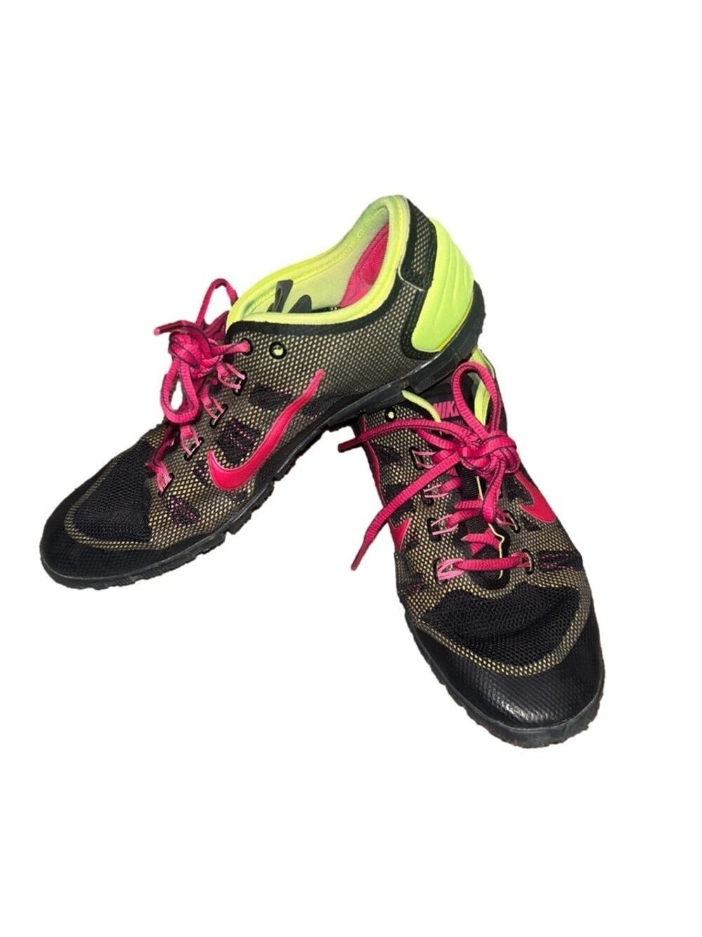 Nike Free Bionic Womens Black Mesh Lace-Up Sneaker Running Shoes Athletic Size 7